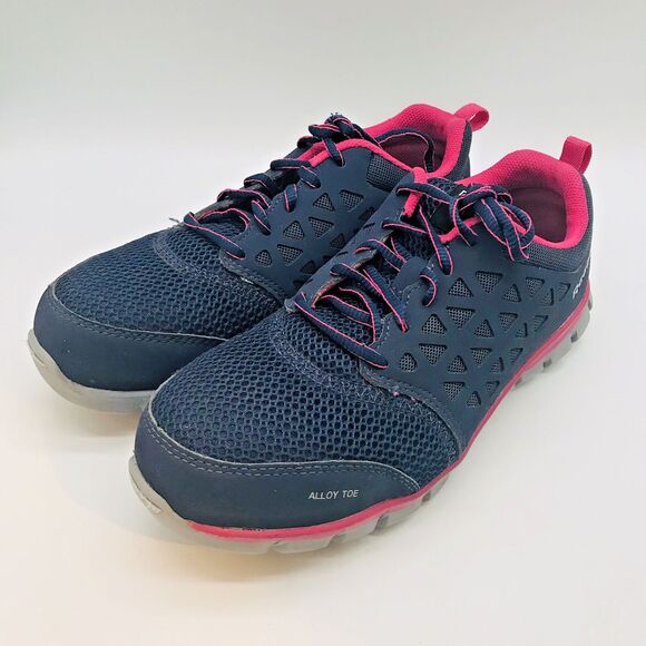 Reebok Safety Shoe ASTM F2413-18 F/I/C EH Women's 10W Memory Tech Composite Toe - Picture 3 of 11